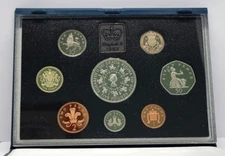 1993 United Kingdom UK Proof Coin Collection, British Royal Mint - 8 Coins