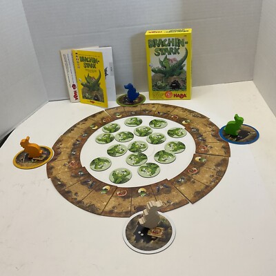 Haha Fiery Dragons Drachenstark Board Game Complete W/ Instructions