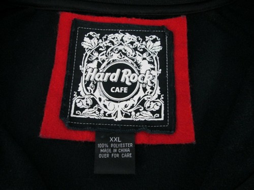 Hard Rock Café Jacke San Francisco Herren 2XL Schwarz Full Zip - Bild 7 von 8
