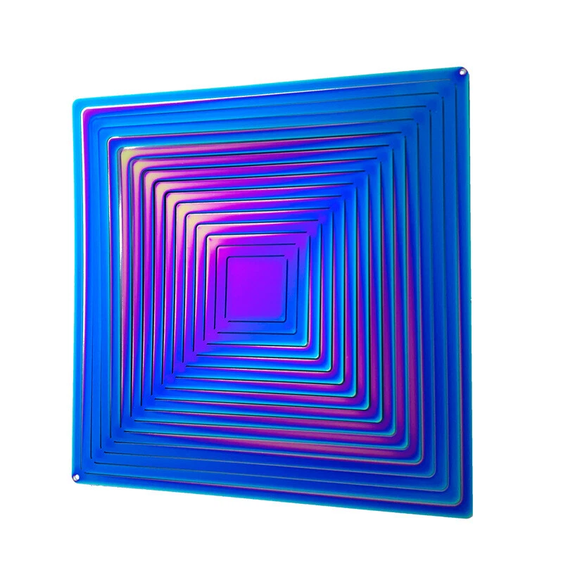 3D Metal Kinetic Wind Spinner Garden Backyard Hanging Decor Art Ornament Outdoor - Image 3 of 4