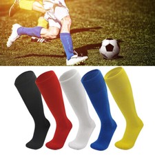 Men's Sports Towel Bottom Soccer Football Socks Anti Slip Knee High Stockings US