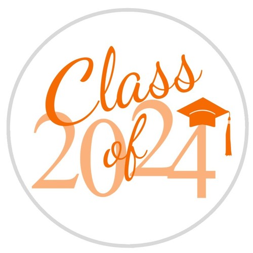 90 etiquetas de dirección de graduación - personalizadas y 60 sellos de sobre - clase de 2024 - Imagen 15 de 33