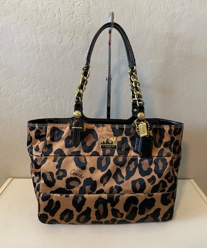 coach ocelot tote