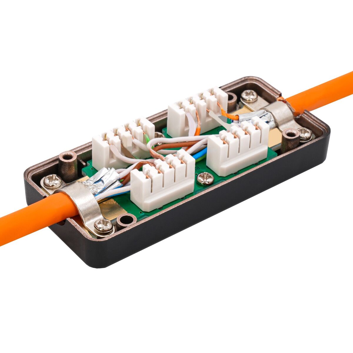 CAT7 LSA Anschluss Box Netzwerk Verlege-Kabel Verlängerung LAN