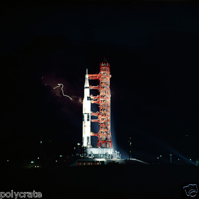 NASA Foto - Apollo 15 - Raumfahrt Eroberung - Saturn V Rakete vor Start