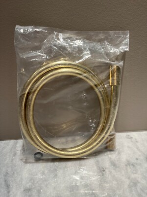 AXOR STARCK Techniflex Hose with Cylindrical Nut, 49'' Polished Gold Optic