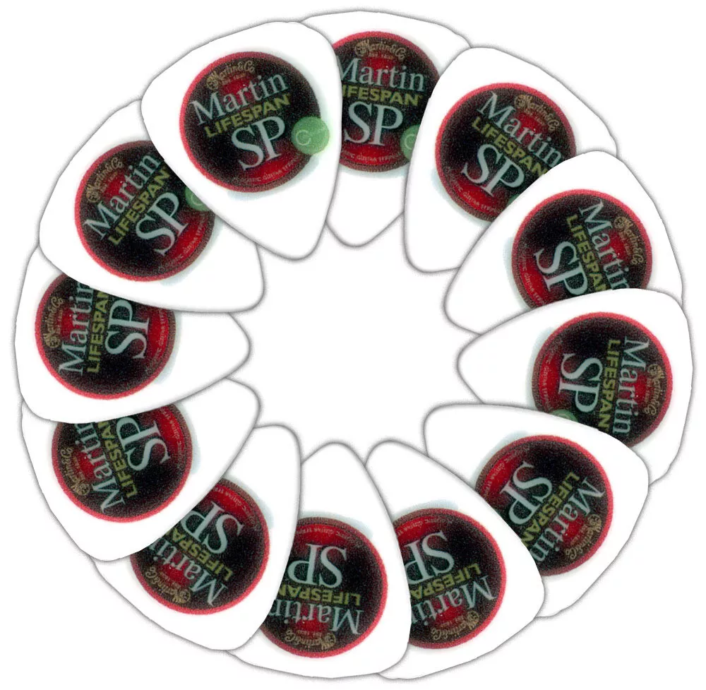 12 x Guitar Pick Plectrum Martin Lifespan SP Medium 0.73mm eBay