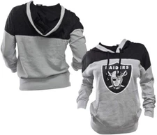 Women's NFL Las Vegas Raiders G-III Halfback Long Sleeve Hooded Sweatshirt
