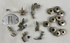 SEWING MACHINE PARTS and Bobbins, Presser. Foot , Throat Plate.