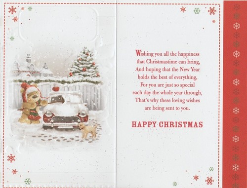 Dad Christmas Card ~ To A Wonderful Dad With Love ~ Various Designs - Picture 41 of 51