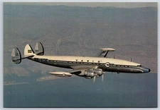 Airplane Postcard VARIG Brazil Airlines Lockheed 1049G Super Constellation CU22