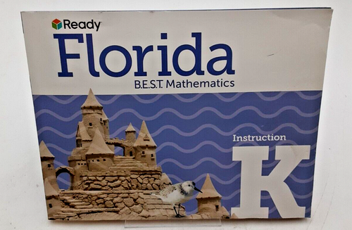 Ready Florida Math Ready Florida B.E.S.T. Mathematics Grade K Instruction Workbook Unused ...