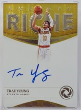 2018-19 OPULENCE TRAE YOUNG NOUVEAU RICHE RC ON CARD AUTO /99 HAWKS VERY RARE!!