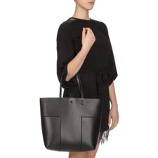TORY BURCH 478 TALL T BLOCK BAG NEW WITH POUCH