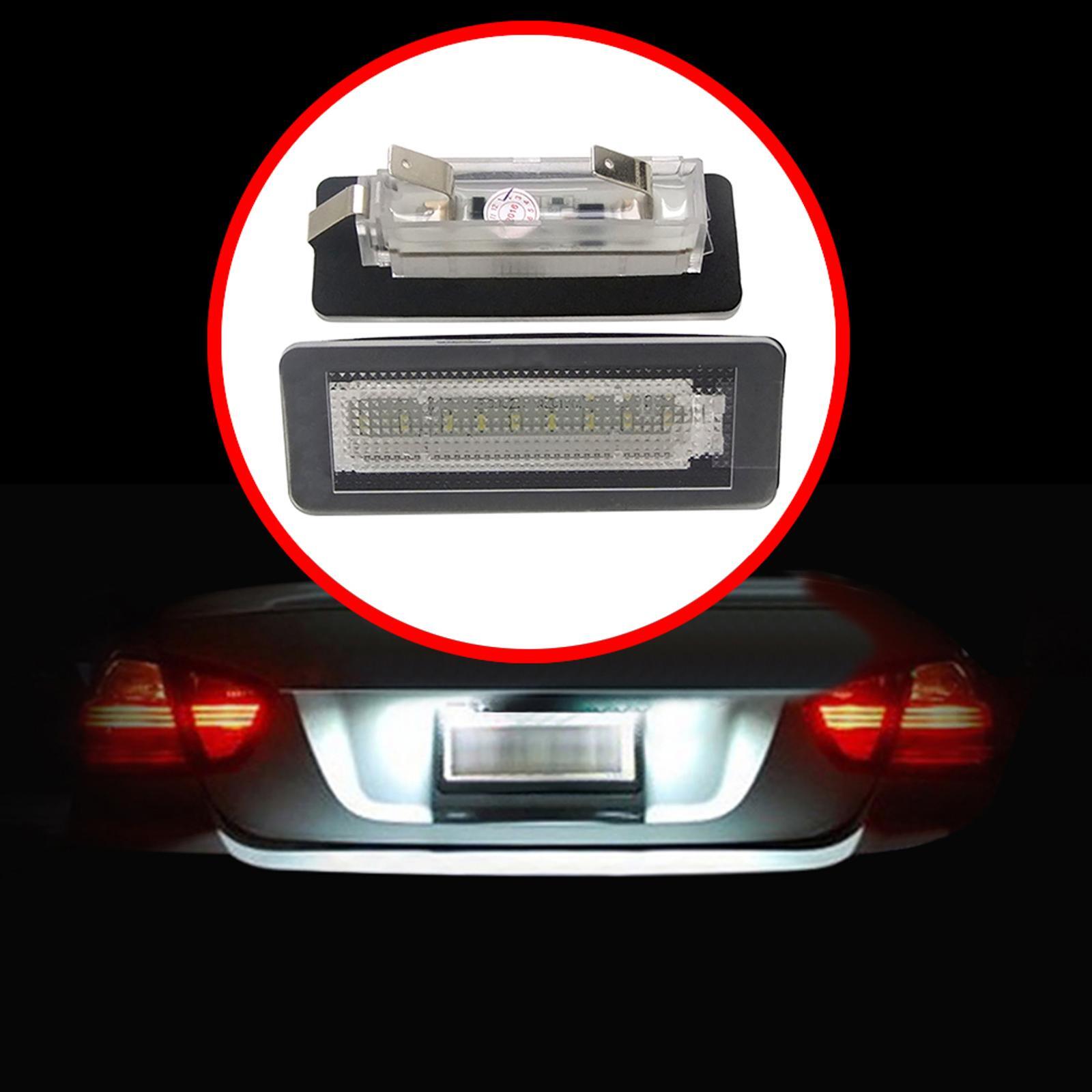 6500K Car LED License Number Plate Light Fit For Benz Smart Fortwo 20072015 F eBay