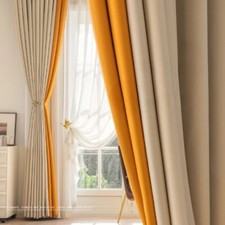 Light Luxury Blackout Curtains Large Area Room Curtain Drape High Shading 90