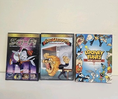 Bundle Lot 3 The Lost Fleischer Studio  Sci Fi Looney Tunes 2 Sealed 