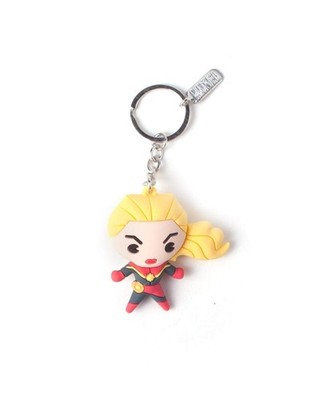 Marvel Captain Schlüsselring Keychain 3D Kawaii Nue offiziell Rubber One Size