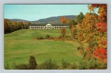 Barnard VT-Vermont Barnard Valley View Motel View Outside Vintage Postcard