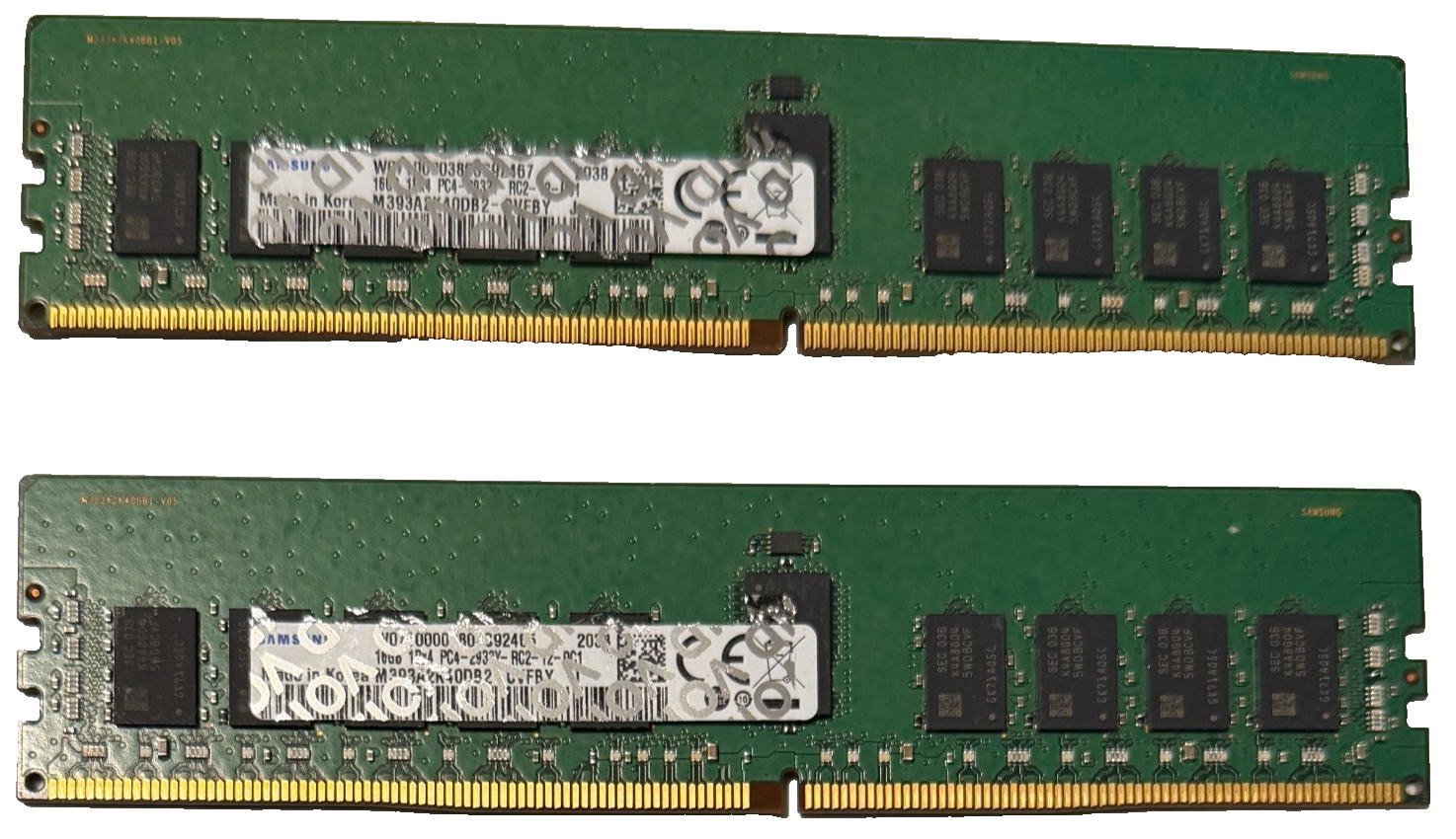 Rc2 Server Samsung 32GB (2X16GB) 1RX4 PC4-2933Y-RC2 SERVER MEMORY M393A2K40DB2-CVF ...