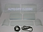 Clear Glass 1947 - 1950 Chevy GMC Pickup Truck Windshield Assembled Doors Back