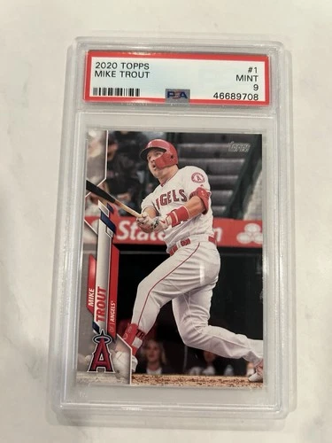 2020 Topps Mike Trout #1 PSA 9 Los Angeles Angels