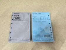 PLOTTER Blue Refill Memo Paper, Mini Size, Limited Edition, 2 Packs