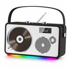 Portable CD Player with Bluetooth 5.3, Rechargeable Battery, Dual Dark brown
