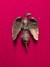 Vintage Brass Eagle Architectural Finial Flag Pole Topper3.5”