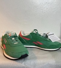 Reebok Classic AZ Green Pink Retro Runner Sneaker Women 7 Streetwear NEW