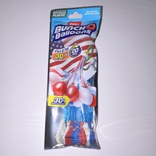 ZURU Bunch O Balloons Red White Blue Self-Sealing Water Balloons 30 Pack