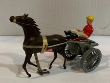 Slot Car National Toys Trotter S. Siro Cavalli Con Sulky