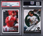 2019 Topps Stickers MLB Baseball #63 Shohei Ohtani /Khris Davis PSA 9 MINT