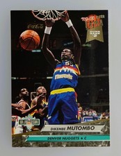 1992-93 Ultra NBA Jam Session-Dunk Rank 2 Dikembe Mutombo #202 Insert [Denver]