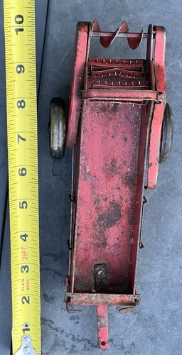 VINTAGE TOY 1/16 IH HARVESTER ERTL MCCORMICK DEERING TRACTOR MANURE SPREADER - Bild 10 von 10