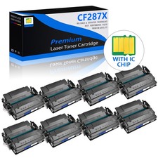 8 Pack - CF287X 87X Toner Cartridge for HP LaserJet Pro MFP M527dn / M501dn M501