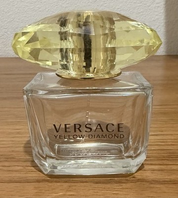   EMPTY BOTTLE   Versace Yellow Diamond Eau De Toilette 3.0 Fl Oz