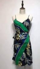 ZARA Wrap Dress Floral Print Size Small