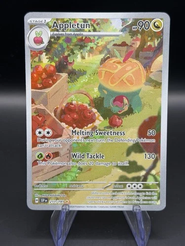 Pokémon TCG Appletun 211/191 Illustration Rare Surging Sparks NM