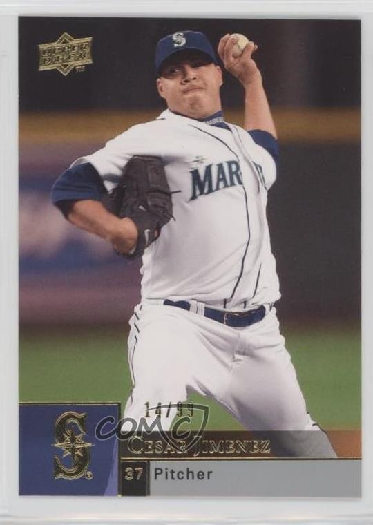 2009 Upper Deck Gold 14/99 Cesar Jimenez #857 0q3