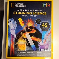 National Geographic Mega Science Chemistry Set STEM 45 Experiments