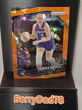 2025 Panini Prizm WNBA - Dorka Juhasz #109 Orange Cracked Ice Minnesota Lynx