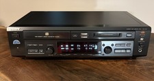 Sony MXD-D40 CD MiniDisc Recorder Deck Tested, Works But MiniDisc No Eject