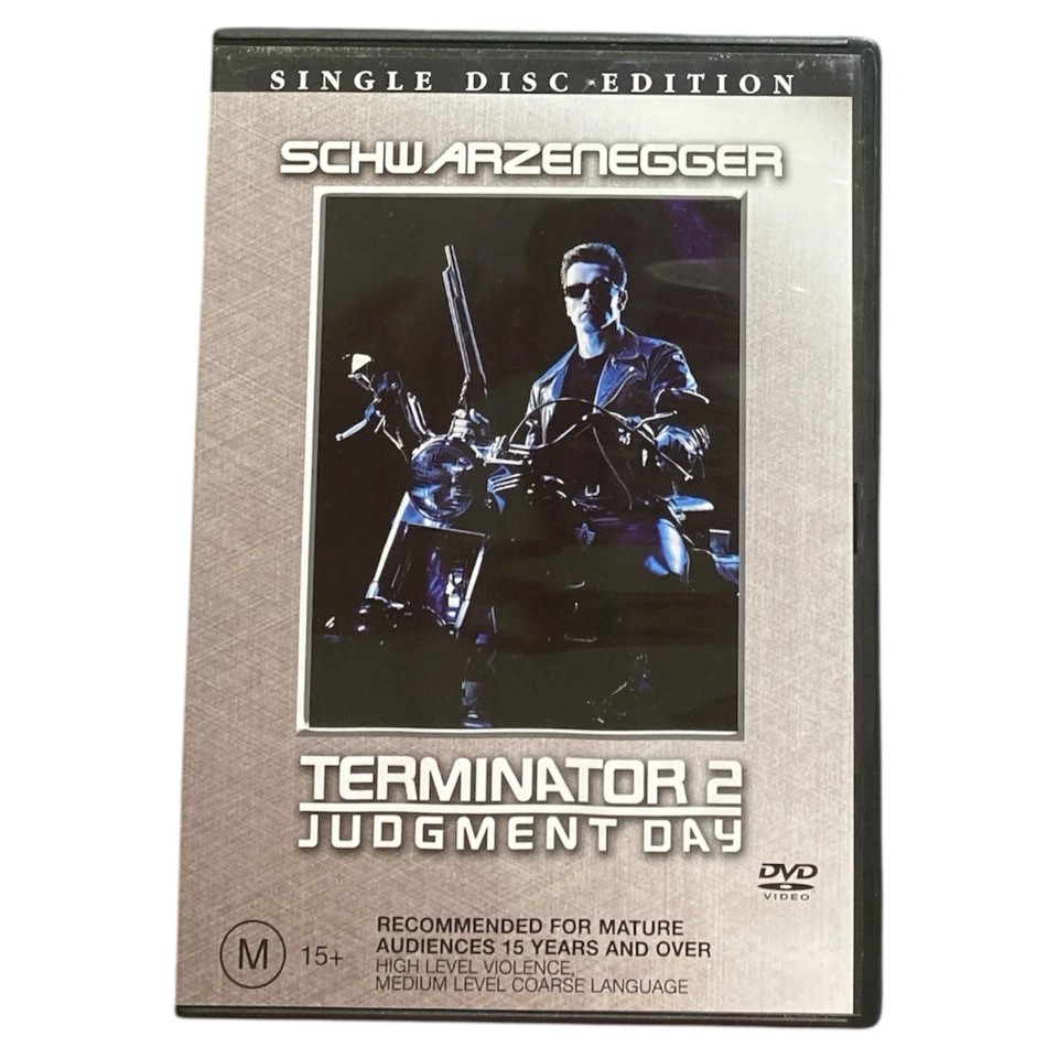 The Terminator & Terminator 2 Judgement Day DVD Set Arnold Schwarzenegger Lot - Image 3 of 4