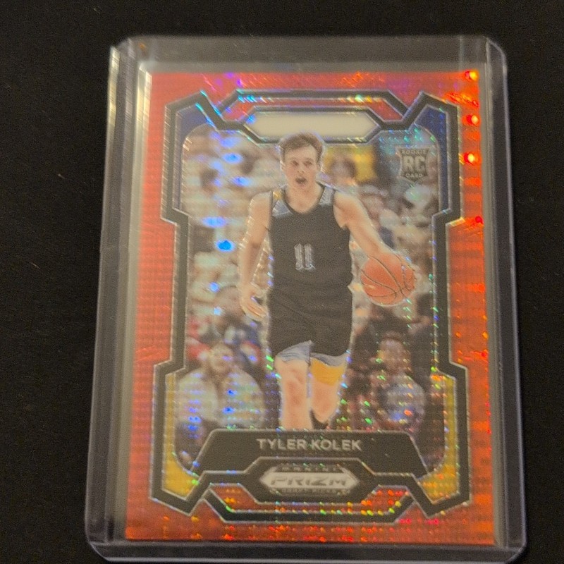 Panini Prizm Draft Picks Tyler Kolek Rookie Basketball Card #7 Serial #/299