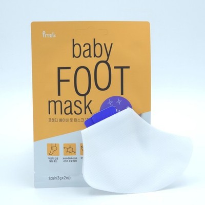 Prreti Baby Foot Mask Peeling 1 Pair x 5ea Exfoliating Dead Skin Smooth K-Beauty