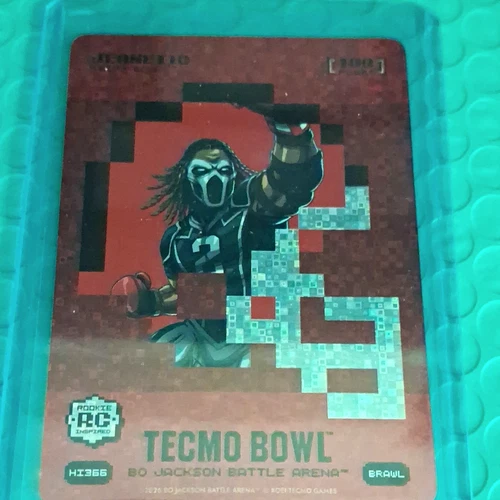 HTR Bo Jackson Battle Arena Tecmo Bowl Rookie Card #H1366 100 Power Brawl