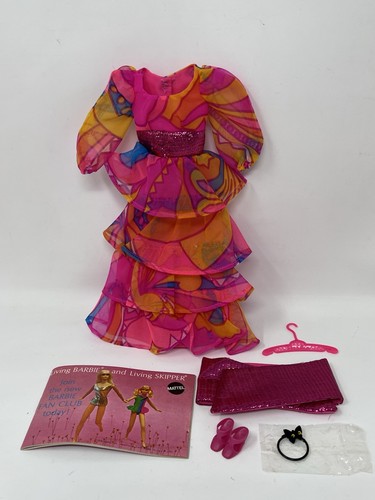 Vintage Barbie Clothes Doll Outfit #3437 Dancing Lights Complete With Choker! - Picture 1 of 21