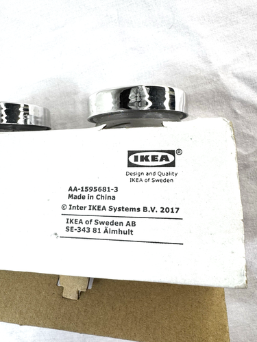 4 IKEA RAJTAN Clear Glass Spice Jars Silver Lids 5 oz  NIB New Free Ship! - Picture 9 of 11