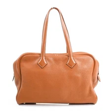 Hermes Victoria 2 35 Boston Bag Gold Q 2013 B 383097